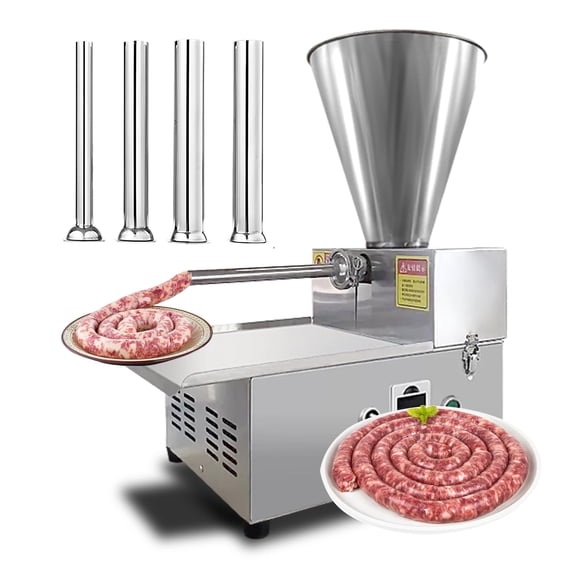Kolice Automatic Sausage Stuffer Machine, 440lbs/hour Meat Filling Machine, Sausage Filler, Sausage Stuffing Machine, Sausage Maker,Electric Sausage Stuffer with 4 Tubes