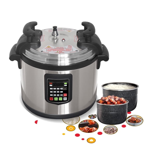 Kolice Commercial 220 volts Multi-Function Pressure Cooker,Multi Cooker Pressue 15L (16 QT) for Hotel Restaurant Kitchen