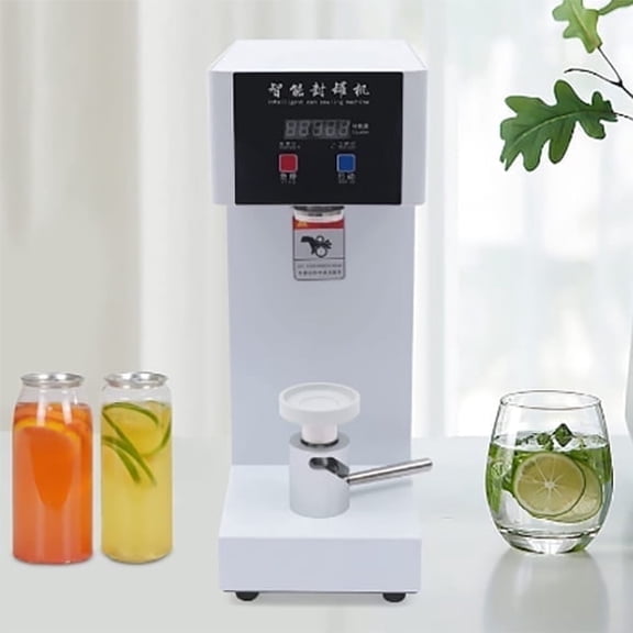 Kolice Commercial Automatic Can Sealer Machine, Can Seamer, Can Seaming Closing Capping Machine, Cup Sealing Machine, 2.2" Can Dia