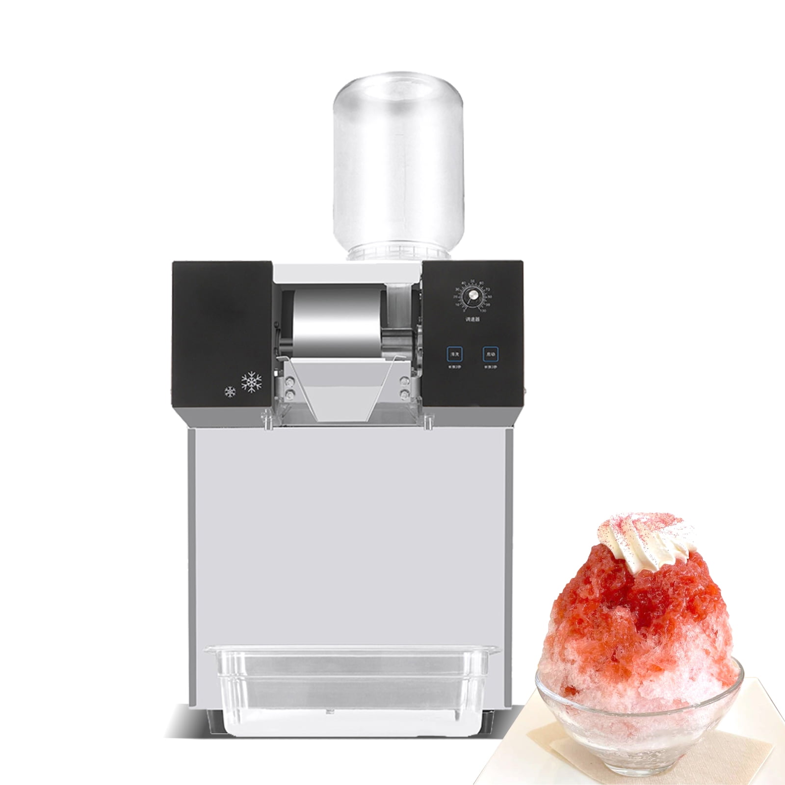 2022 New Snowflake ice machine Snow cone maker Water-cooled