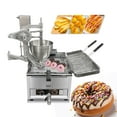 thumbnail image 1 of Kolice Commercial Donuts Frying Machine Donuts Maker Doughnut Frying Making Machine- 3 Different Molds to Make Ball/Flower/Ring Shaped Donuts, Dia.1.18~3.54 inches, 1 of 9