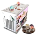 thumbnail image 1 of Kolice Commercial ETL Double Square 21"x21" Fried Ice Cream Machine, Rolled Ice Cream Machine, Auto Defrost, 1 of 10