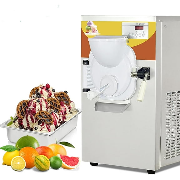 Kolice Commercial ETL Gelato Hard Ice Cream Machine,Italian Water Ice Machine-8-11 gal per Hour