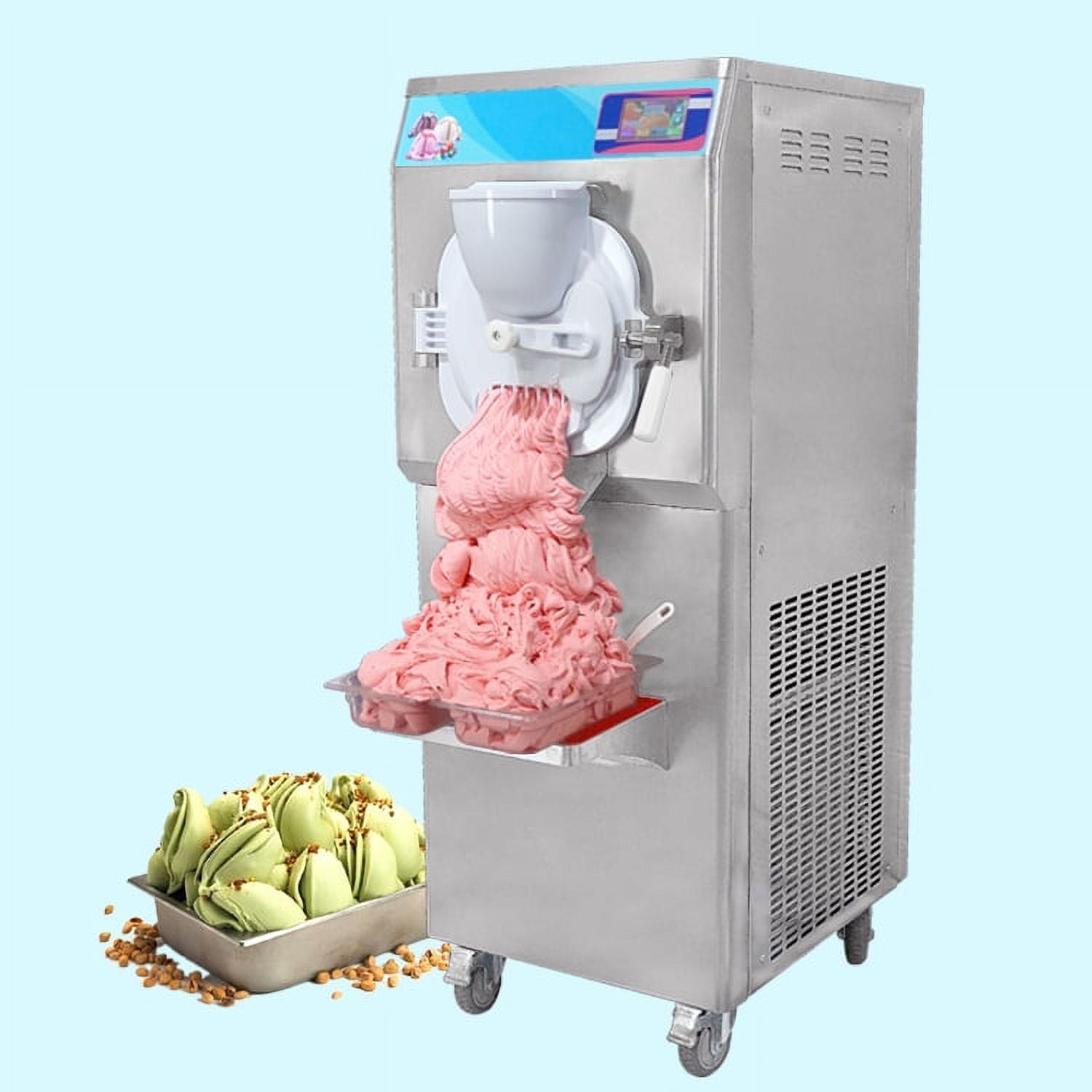 Kolice Commercial Gelato Hard Ice Cream Machine,Italian Water Ice