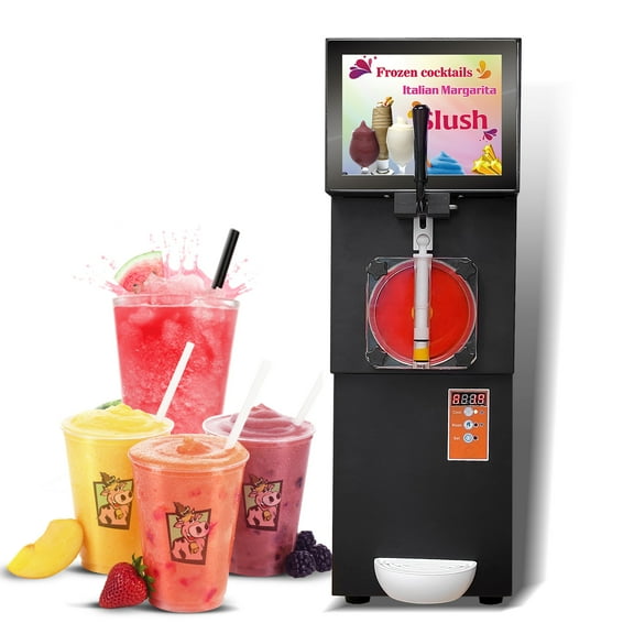 Kolice Commercial Margarita Cocktail Slush Machine,Milkshake,Iced Coffee,Iced Beer Slush Machine-Single Tank Mixing