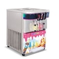 thumbnail image 1 of Kolice Countertop Yougurt 3 Flavors Soft Serve Ice Cream Machine-Upper Tanks Refrigerated,ETL Certificate, 1 of 8