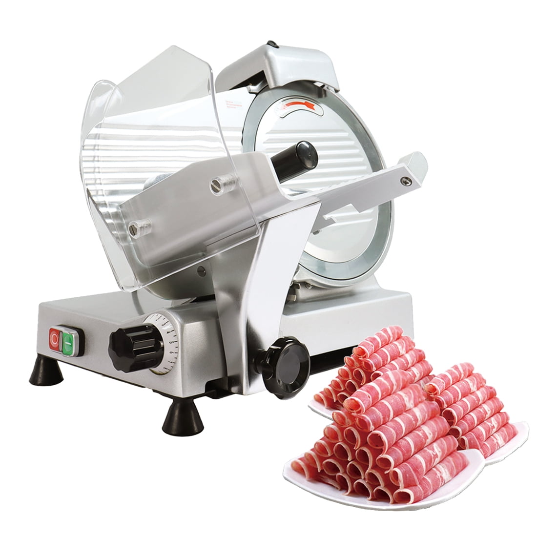 Kolice Electric Deli Food Slicer, 240W, Adjustable Thickness, 10 ...