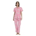 thumbnail image 1 of Kolipajam 100% Cotton Pajamas for Women Long-Sleeve Pjs Cozy Button Down Boyfriend Sleepwear 3XL, 1 of 5