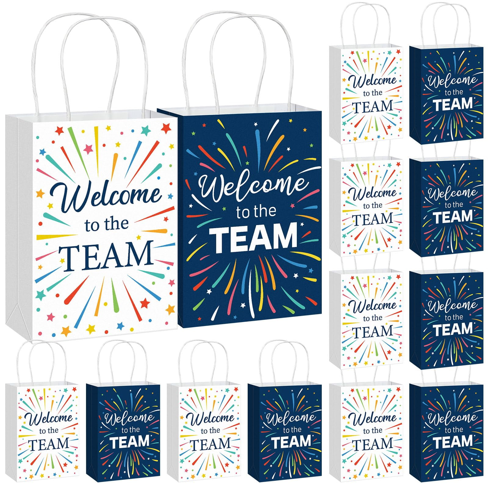 Kolldenn 24 Pcs Welcome TSF6 to the Team Paper Gifts Bags Bulk for New ...