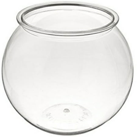 KollerCraft 2-Gallon Fish Bowl, Impact-Resistant Plastic, Ideal for Weddings and Party Events
