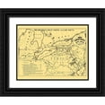 thumbnail image 1 of Kollner 18x15 Black Ornate Wood Framed with Double Matting Museum Art Print Titled - North Pennsylvania Railroad - Kollner 1853, 1 of 4