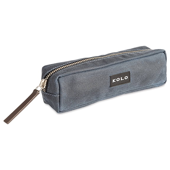 Kolo Parker Zipper Pouch - Navy, 2" x 7-1/2" x 2"