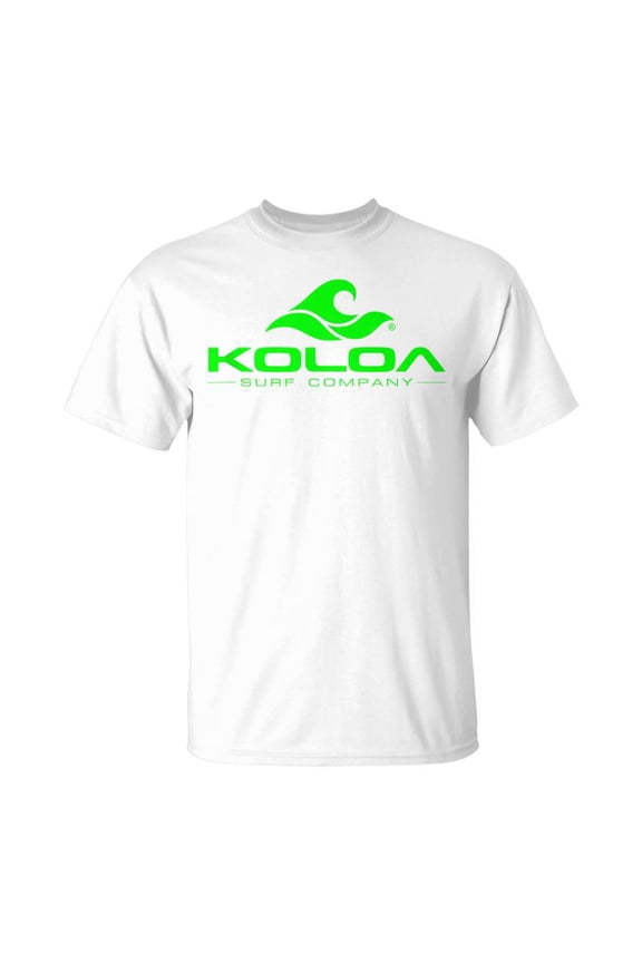 Koloa Surf Classic Wave Green Logo TShirt