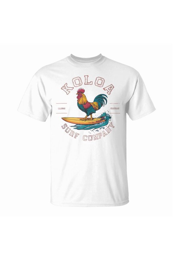 Koloa Surf Surfing Rooster Logo Lightweight Graphic T-Shirt