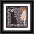 thumbnail image 1 of Koloman Moser 2x Matted 20x22 Black Ornate Framed Art Print 'Early spring. Illustration to a poem by Rainer Maria Rilke.', 1 of 2