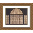 thumbnail image 1 of Koloman Moser 2x Matted 24x20 Gold Ornate Framed Art Print 'Church Am Steinhof, drawing of western window ', 1 of 2