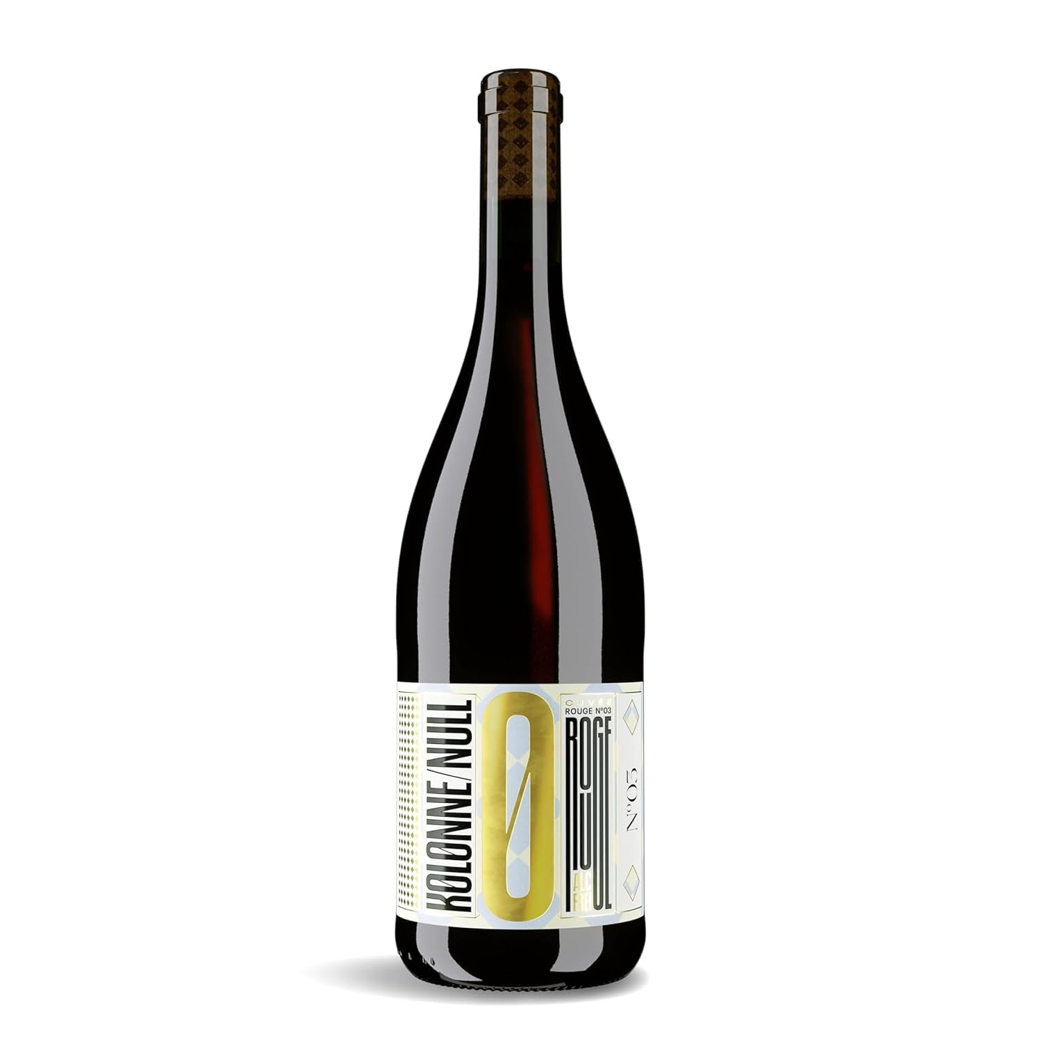 Kolonne Null Cuvee Rouge No. 3, Non-Alcoholic Red Wine | Red Fruits, Spices, and Light Oak | Dealcoholized with Grapes from France 25.4 fl oz