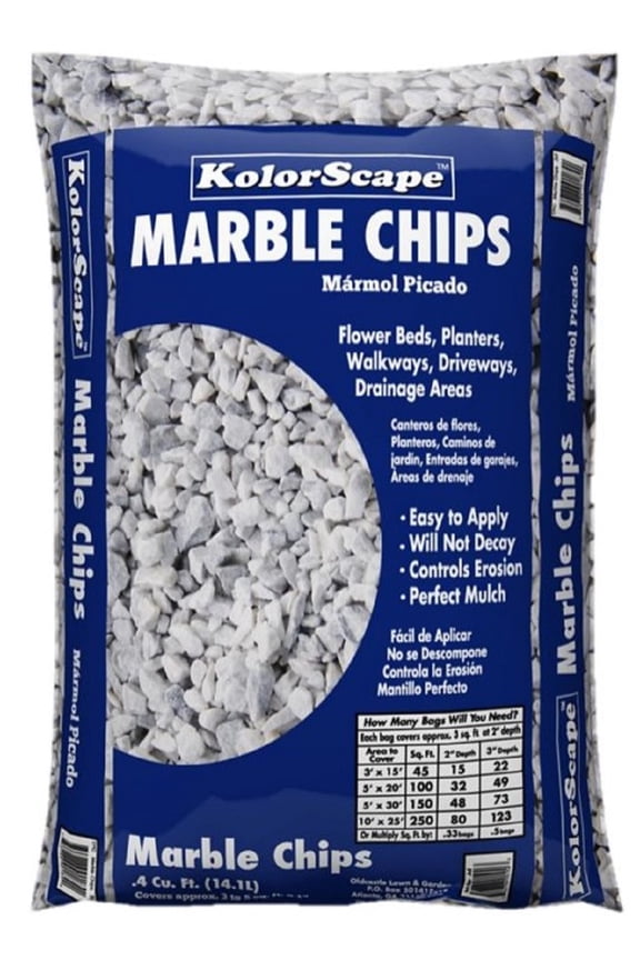 40200460 Marble Chips 0.4 cu. ft. Rectangle