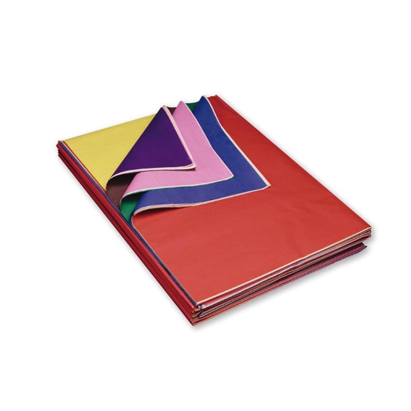 KolorFast Assorted Tissue Ream, 10 Assorted Colors, 20" x 30", 480 Sheets