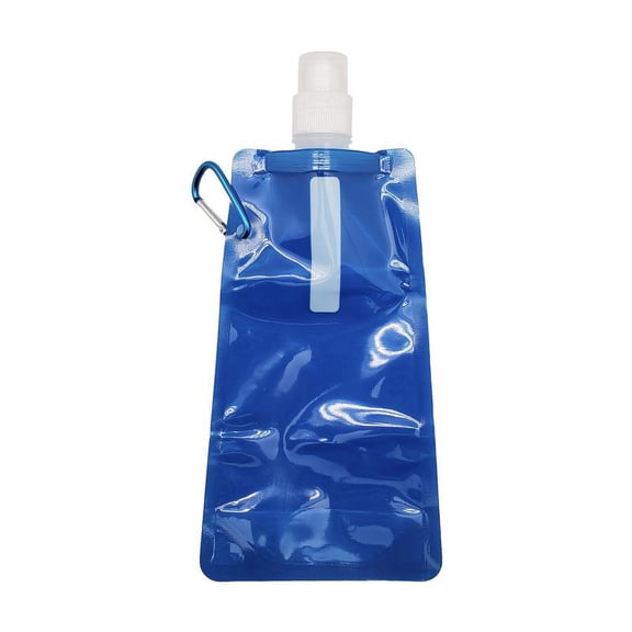 Kolorae 6026567 16 oz Blue & Red Polyethylene Flask