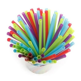  Drinking Straws 500 Count BPA-Free Multi-Colored Disposable Plastic  Straw Assorted - DuraHome : Health & Household