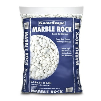 KolorScape White Marble Decorative Rock