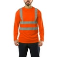 thumbnail image 1 of Kolossus AirFlex ANSI Class 2 High Visibility Long Sleeve Safety Shirt Orange, 1 of 10