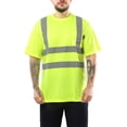 thumbnail image 1 of Kolossus AirFlex ANSI Class 2 High Visibility Short Sleeve Safety Shirt Yellow, 1 of 9