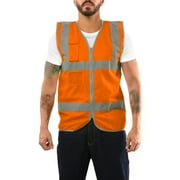 Kolossus Premium Hi-Vis Safety Vest | Frontal Pockets | Cool Dry Mesh Back | ANSI Class 2