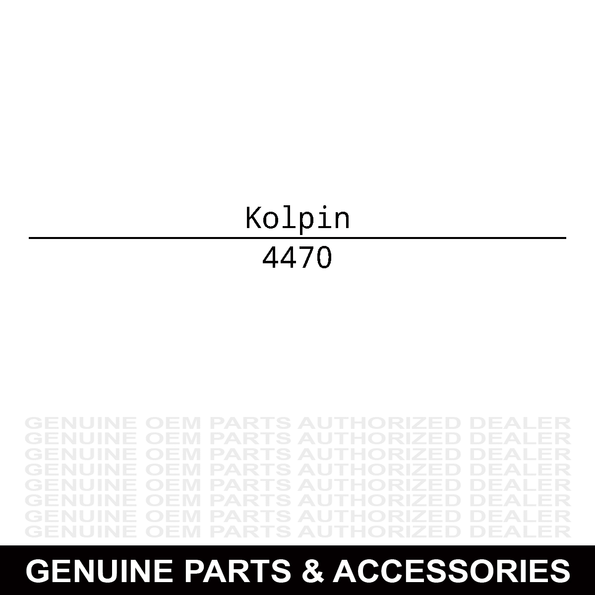 Kolpin Black Polyethylene UTV Bench Center Console with Cup Holders