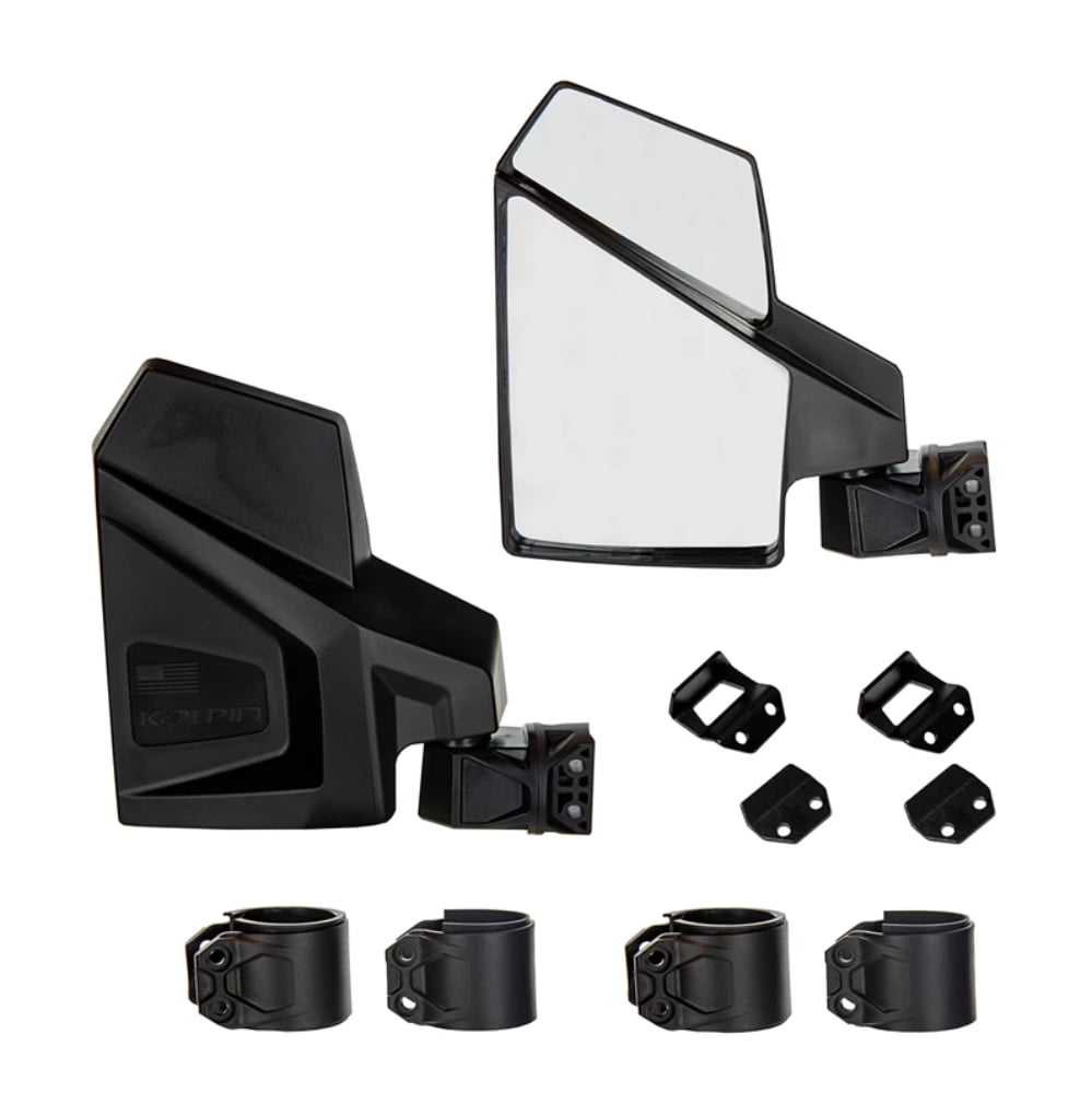 Kolpin Black Dual-View UTV Side Mirrors Set