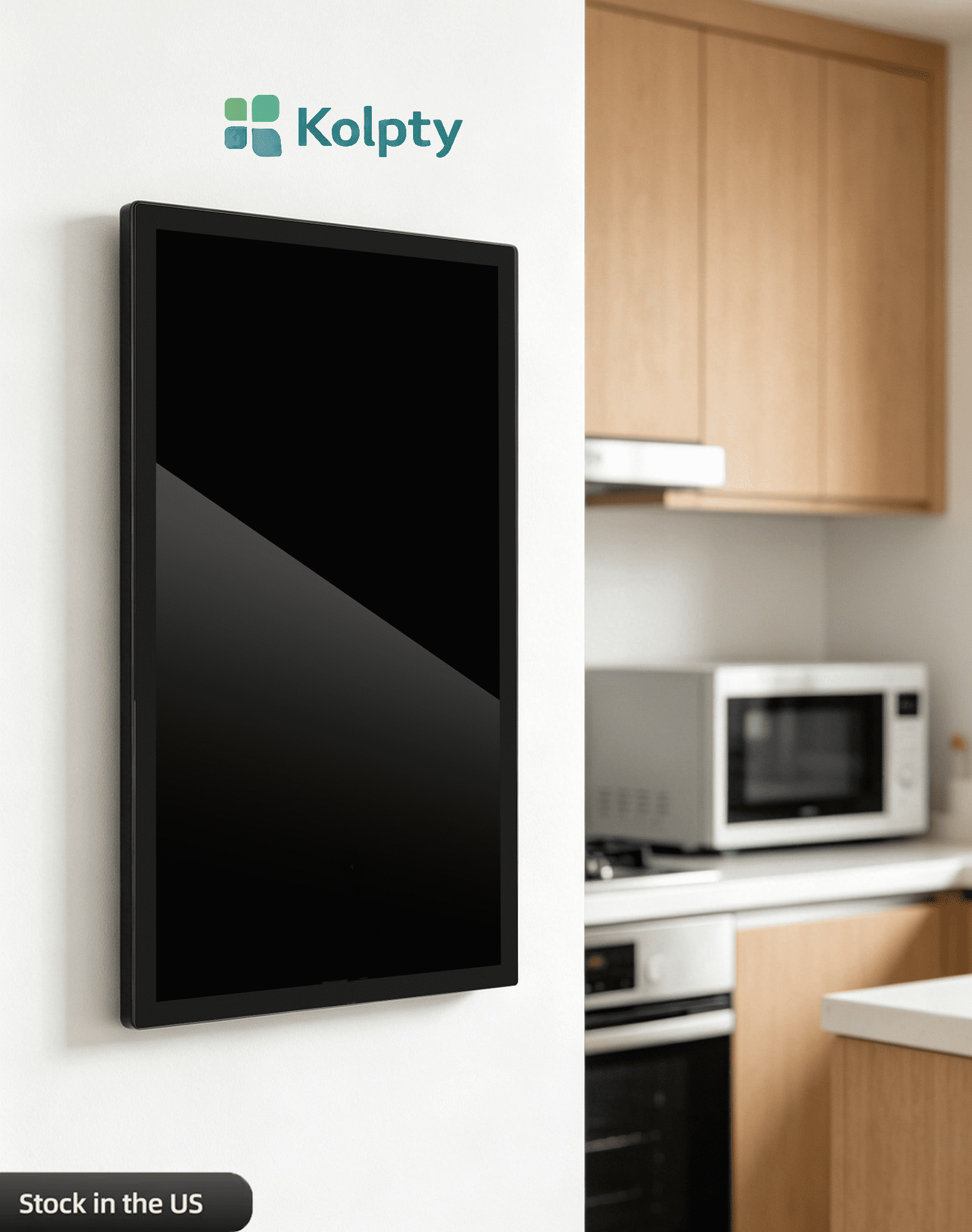 Kolpty 32-Inch Smart Electronic Calendar with Touchscreen, Family Chore Chart, Meal Planner, and Photo Frame