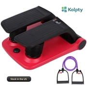 Kolpty Compact Air Stepper Machine with LCD Monitor and Resistance Bands, Adjustable Stair Climber 300 lbs