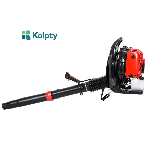 Kolpty High CFM Gas Backpack Leaf Blower 900 CFM 75.6CC 4-Stroke Variable Speed