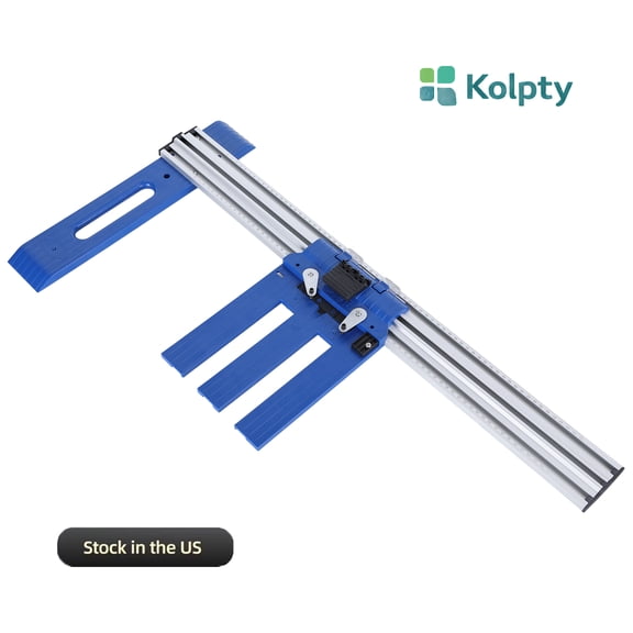 Kolpty Precision Circular Saw Guide Rail Adjustable Woodworking Cutting Guide 0 to 65cm