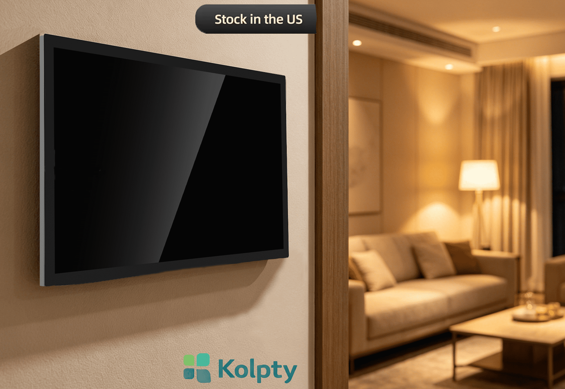 Kolpty Smart Digital Wall Calendar 32-Inch Touchscreen with Family Chore Tracker, Meal Planner, and WiFi Sync