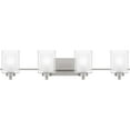 thumbnail image 1 of Kolt 4-Light Brushed Nickel Vanity Light|Grey, 1 of 5