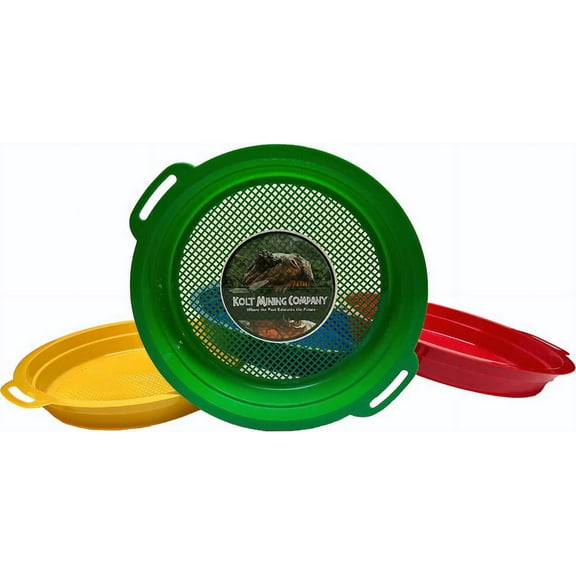 Kolt Mining Sand Sifter Set - Beach Digging Toys for Curiosity and Imagination - 4 Pieces