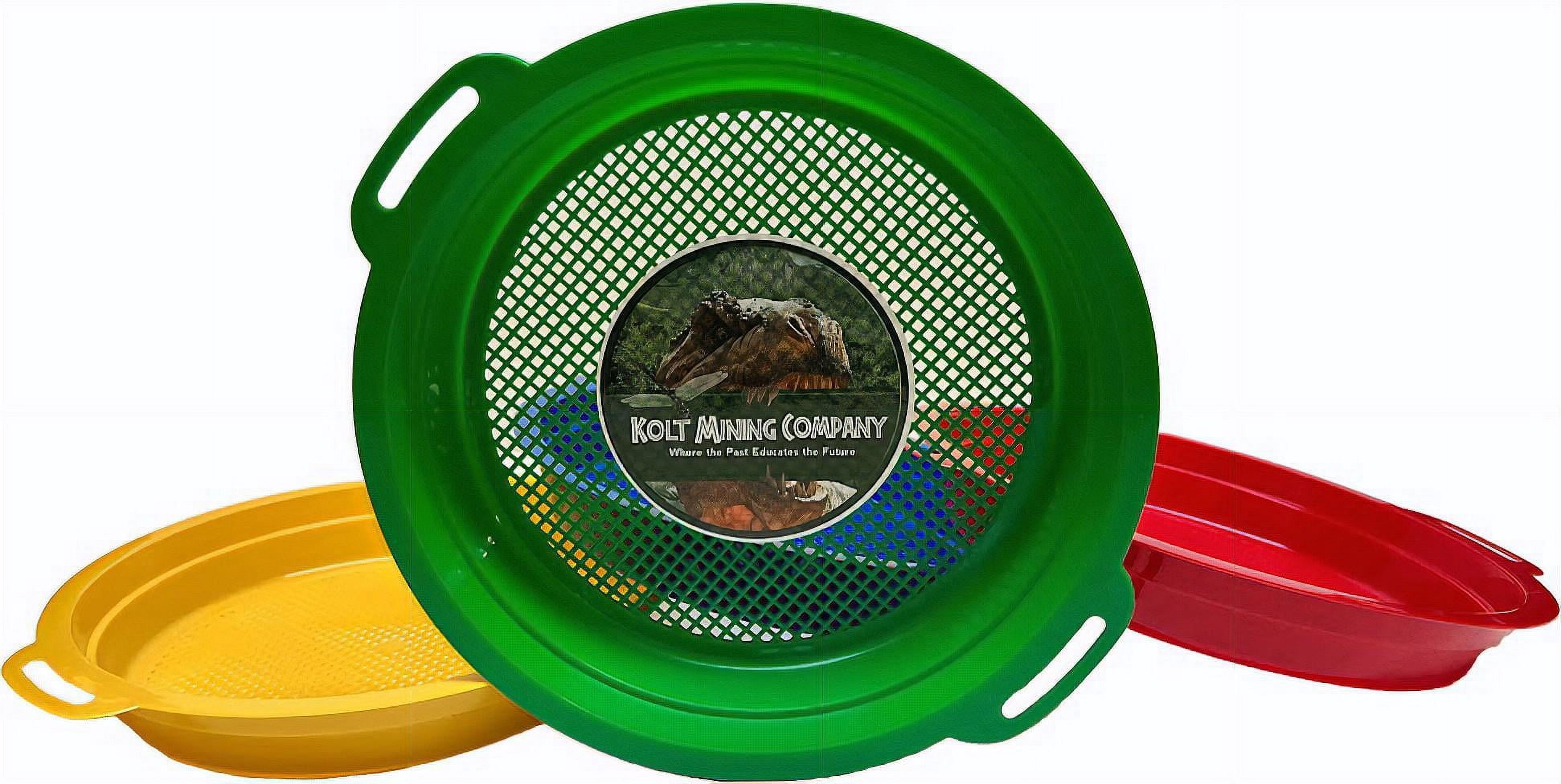 Kolt Mining Sand Sifter Set - Beach Digging Toys for Curiosity and Imagination - 4 Pieces