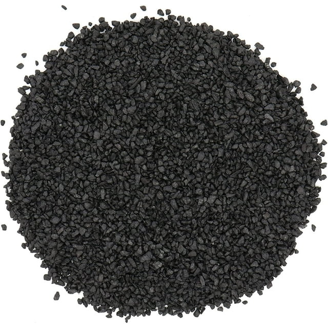 Koltose by Mash Fish Tank Gravel, Bulk Black Colored Aquarium Pebbles