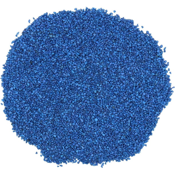 Koltose by Mash Fish Tank Gravel, Bulk Blue Colored Aquarium Pebbles
