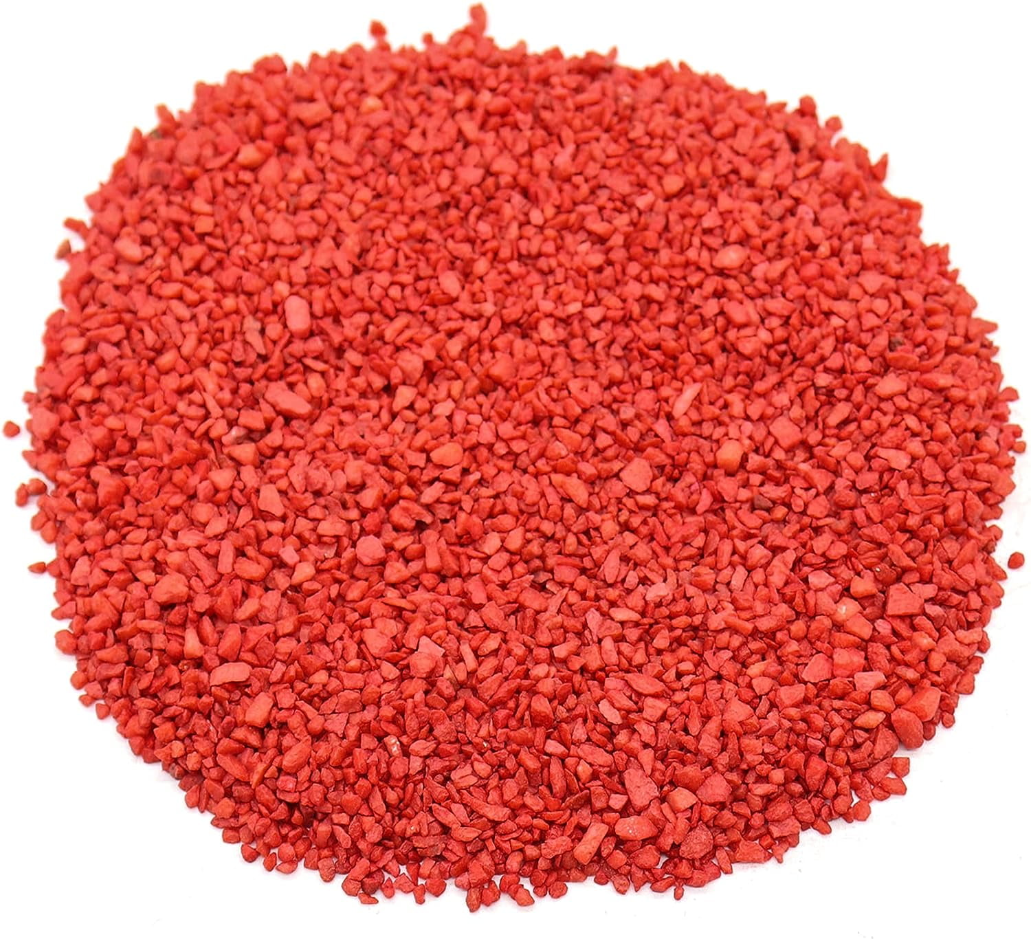 Koltose by Mash Fish Tank Gravel, Bulk Red Colored Aquarium Pebbles