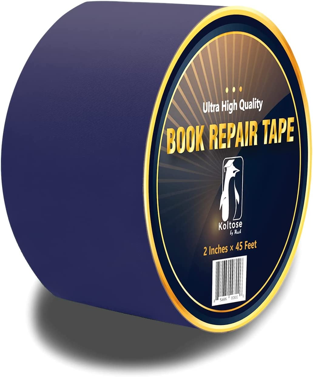 Koltose by Mash Bookbinding Tape, Blue Cloth Book Repair Tape, 2
