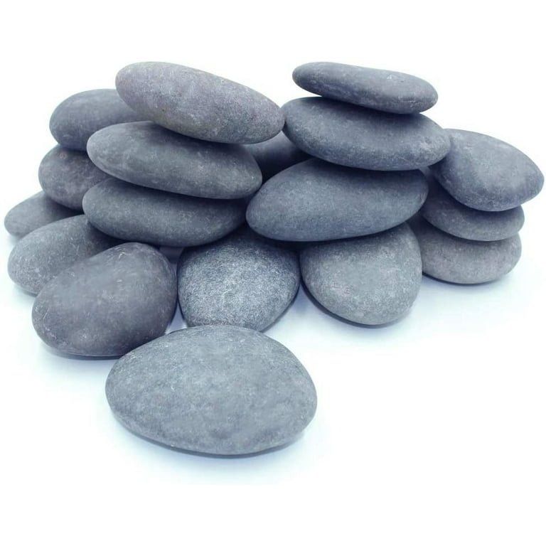 Koltose by Mash - Craft Rocks for Painting, 100% Natural Flat River Stones,  Extra-Large 3.5” - 5” inch, Set of 20