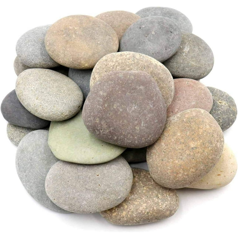 Koltose by Mash - Craft Rocks for Painting, 100% Natural River Stones, 2” -  3.5” inch, Set of 25