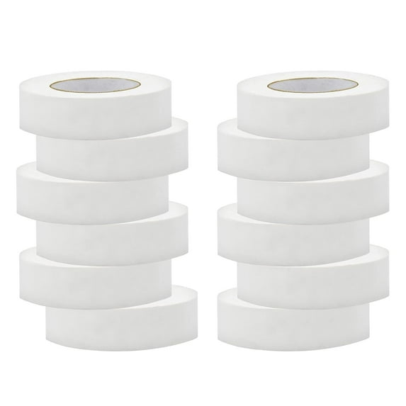 Koltose by Mash - White Electrical Tape, 12 Pack, Industrial Grade Waterproof Wire Insulation Tape, .75” inches by 66” feet