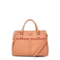 thumbnail image 1 of Koltov Vegan Leather Joy Large Satchel, Salmon, 1 of 7