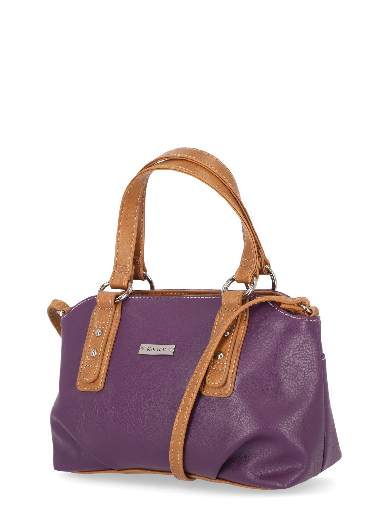 Franklin Covey Shoulder Bag: Pebbled Brown Print Bags, thredUP