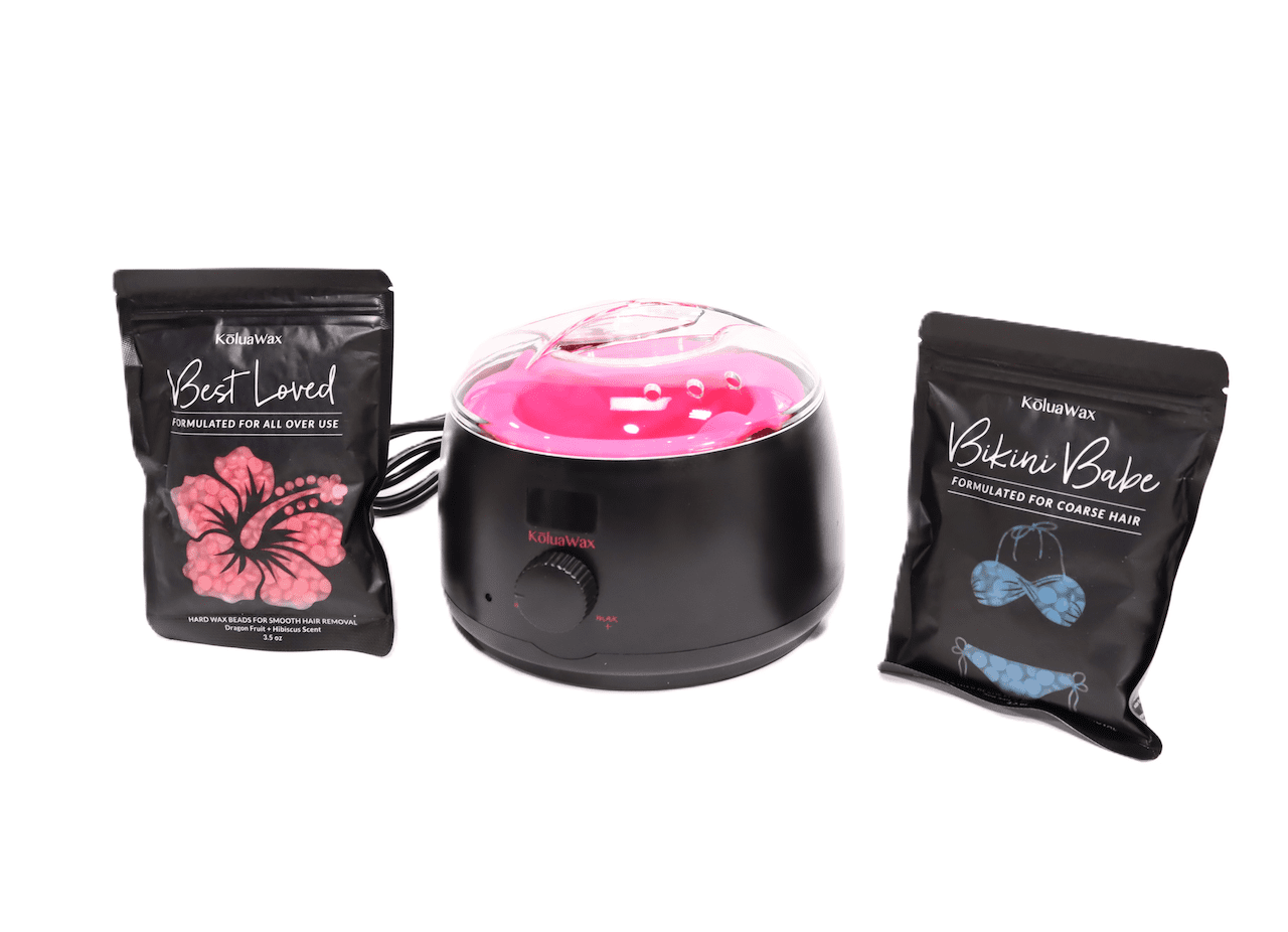 KoluaWax At Home Body Waxing Kit with Pro Wax Warmer. Includes Hot Wax Formulas for all hair types. Perfect for Legs Face Eyebrows Bikini Area and Brazilian. in Costa Rica at CRC