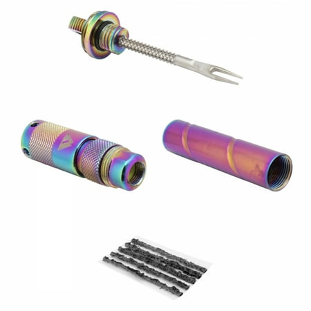 Kom Cycling Tubeless Tire Repair Tool Pro Plugs, Tool & CO2 Adapter